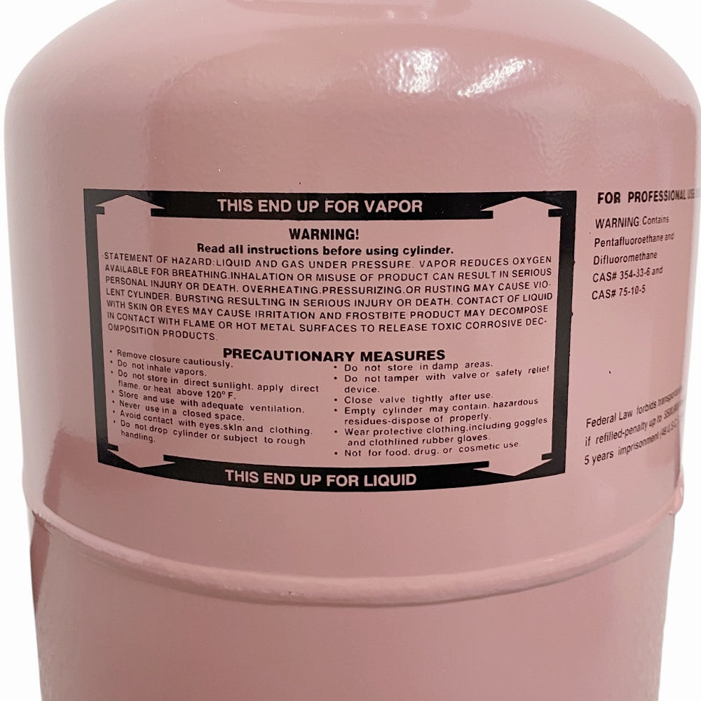 25Lb R410A Refrigerant Freon for Air Conditioners -  Steel Cylinder Packaging Tank